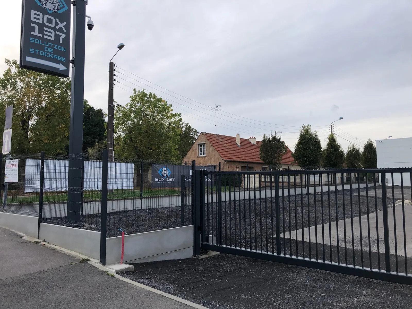 Le site de stockage Box137 à Chauny